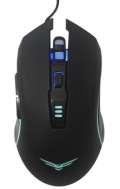 Mouse gamer Naceb alambrico hosus rainbow RGB 3200 DPI 4 botones modelo NA-0937