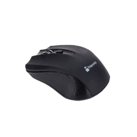 Mouse Nextep Inalámbrico Ergonómico USB 1600 DPI Negro