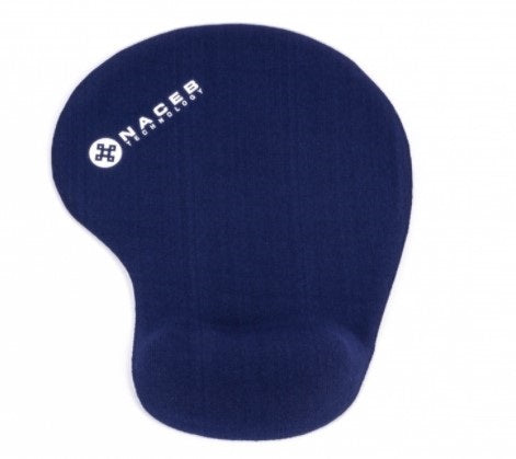 Mousepad Naceb con soporte de gel P/muñeca Azul Marino