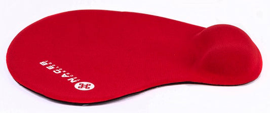 Mousepad Naceb con soporte de gel color Rojo