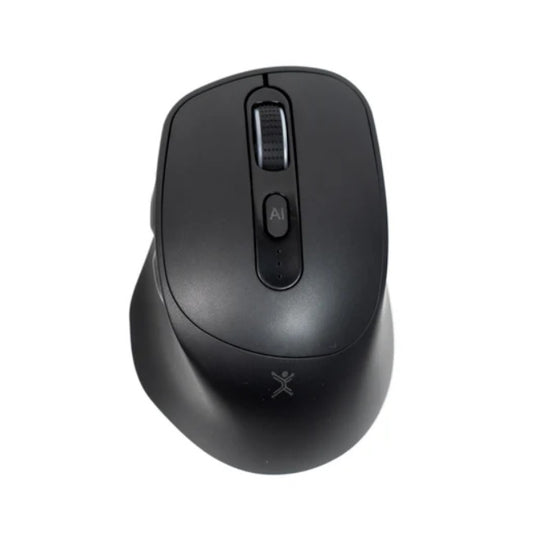 Mouse Perfect ChoiceErgonómico GPT Mind Inalámbrico Óptico 4.000DPI RF Bluetooth modelo PC-045168 color Negro