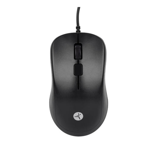 Mouse Techzone Negro Conexion Alambrica DPI 1200 Compatible con Windows y MacOS Largo Cable.1.5m