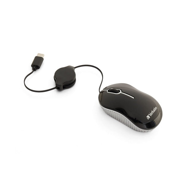 Mini mouse Verbatim de viaje USB-C - Negro