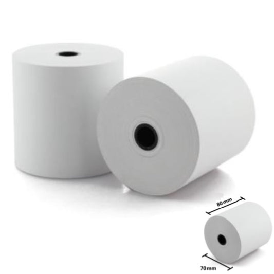 Papel Nextep Rollo Térmico 80 x 70mm Paquete de 5 Rollos
