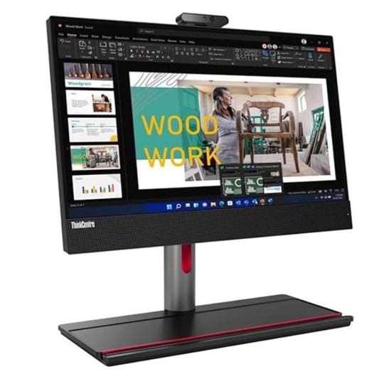 Computadora Lenovo AIO Thinkcentre M70A G3 Intel Core i5-12400 21.5 Pulg 8GB 256SSD Windows 11 Pro color negro
