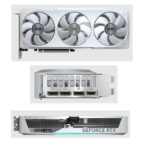 Tarjeta de video Gigabyte 12GB GeForce RTX 5070 EAGLE ICE 3xfan GDDR7 DLSS4 OC 1xHDMI 3xDP GV-N5070EAGLEOC ICE-12GD