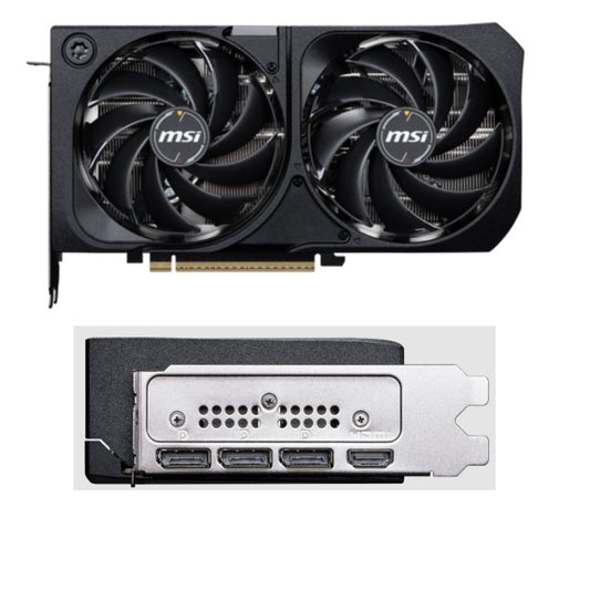 Tarjeta de video MSI 12GB GeForce RTX 5070 SHADOW 2X 2xfan GDDR7 DLSS4 OC 1xHDMI 3xDP