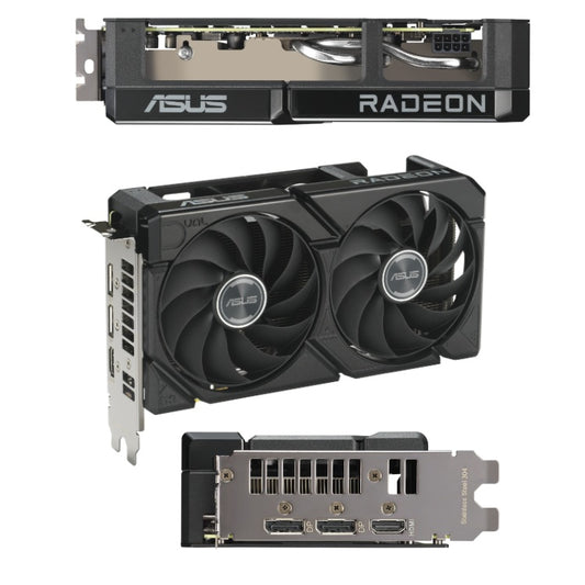 Tarjeta de video ASUS 16GB Radeon RX 9060 XT Dual GDDR6 1xHDMI 2xDP 2xFan DUAL-RX9060XT-16G