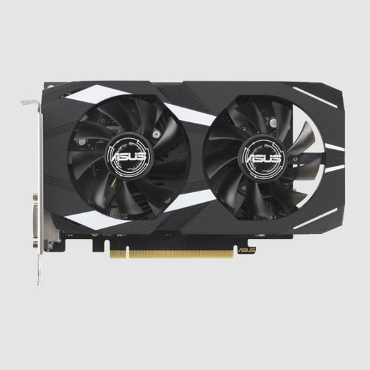 Tarjeta de video Asus 6GB GeForce RTX 3050 2xfan DDR6 DLSS 3 OC 1xDVI 1xHDMI 1xDP DUAL-RTX3050-O6G