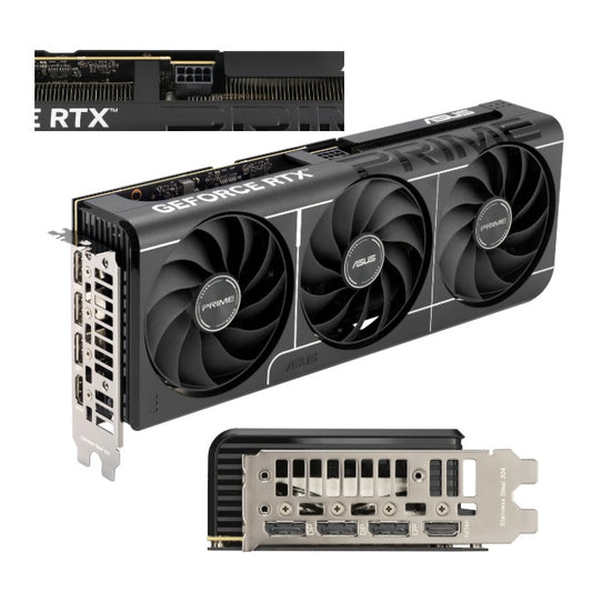 Tarjeta de video Asus 8GB GeForce RTX 5060 TI PRIME 3xfan DDR7 DLSS 4 1xHDMI 3xDP PRIME-RTX5060TI-8G