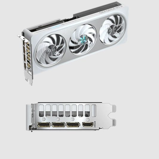 Tarjeta de video Gigabyte 8GB RTX 5060 TI AERO GDDR7 PCI-E 5.0 blanco 1xHDMI 3xDP 3xFan GV-N506TAERO OC-8GD