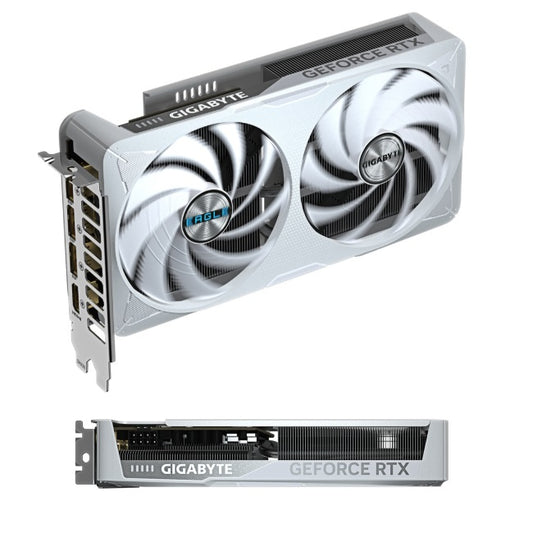 Tarjeta de video Gigabyte 8GB RTX 5060 TI EAGLE blanca GDDR7 2xFan PCIE 5.0 1xHDMI 3xDP GV-N506TEAGLEOC ICE-8GD