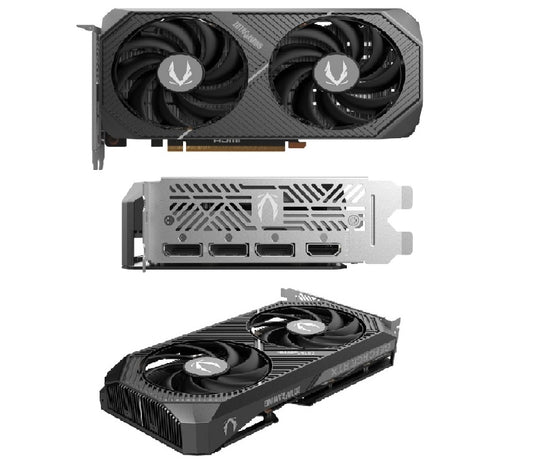 Tarjeta de video Zotac 8GB GeForce RTX 5060 Twin Edge 2xfan GDDR7 DLSS 4 1xHDMI 3xDP ZT-B50600H-10M