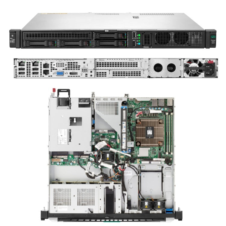 Servidor HPE ProLiant DL20 Gen11 Intel Xeon 6325P 32GB 2*480GB SSD no Sistema Operativo