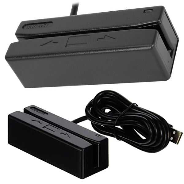 LECTOR DE BANDA MAGNETICA UNITECH I II Y III NEGRO USB