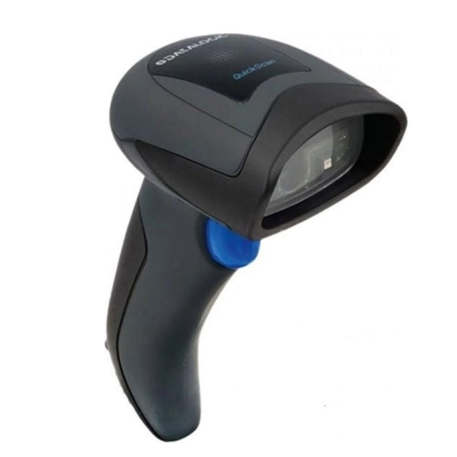 Lector de Codigo de Barras Datalogic QuickScan QD2220-BKK1S Negro Kit incluye escaner cable USB y base Generador de imagenes lineal solo USB