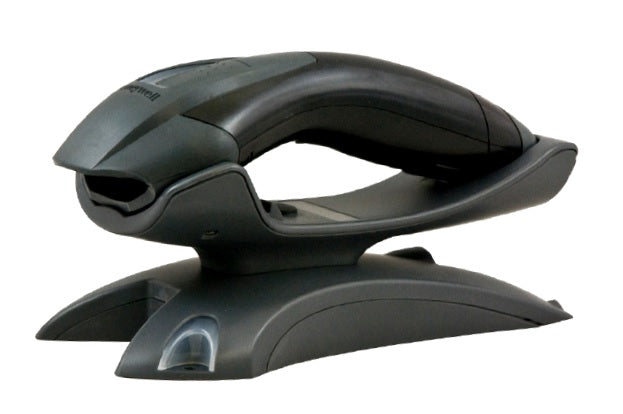 Lector de Codigo de Barras Honeywell Vogager Laser 1202G-2USB-5-N Inalambrico Bluetooth 1D con cable Usb y Base Negro