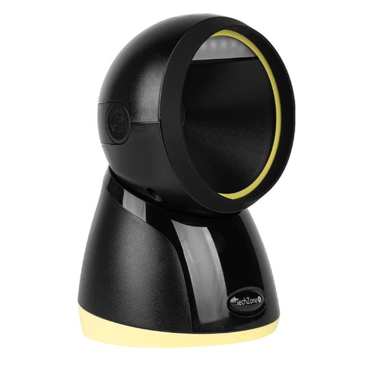Lector de Codigos de Barras Techzone POS 1D / 2D Conexion con Cable USB desprendible IP42 Velocidad 60 FPS 18 Tipos de Codigo