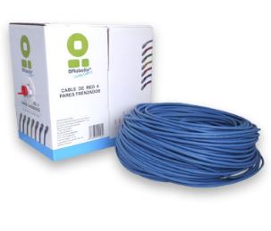 BOBINA DCM CAT5E CCA UTP 100M AZUL