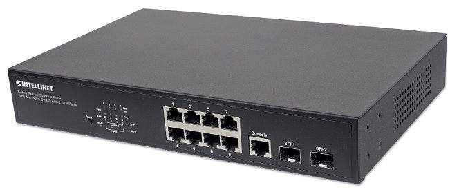SWITCH INTELLINET POE 8 PTOS GB DESKTOP 30W/PORT
