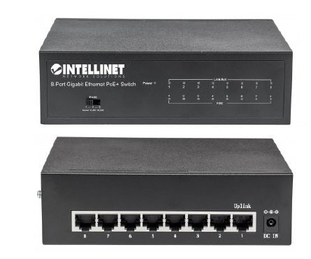 SWITCH MANHATTAN 8 PUERTOS POE GB DESKTOP 30W/PORT 60W