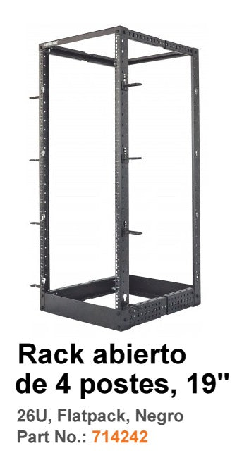 RACK INTELLINET 4 POSTES 26U 558X515X1295 MM