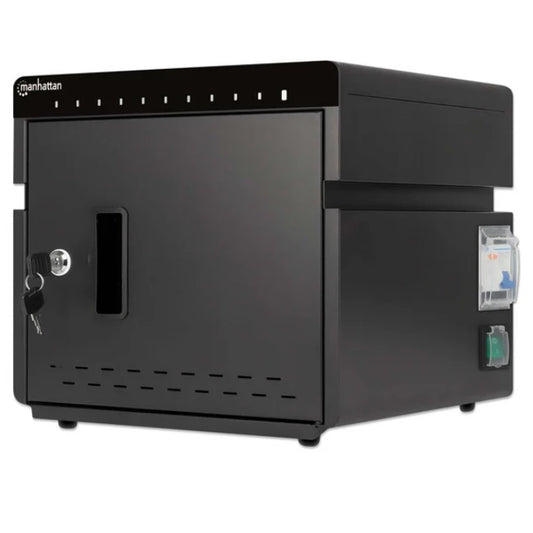 Gabinete Intellinet de carga 10 dispositivos USB C 10.8 pulgadas 180W con carga rapida con llave