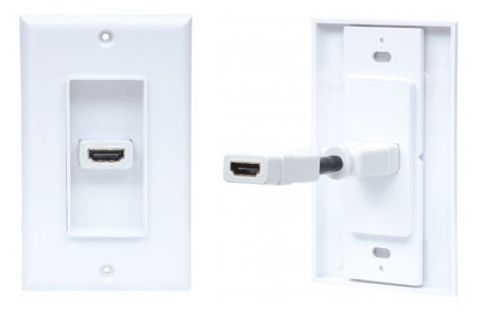 Placa de Pared Intellinet Jack HDMI Blanco Faceplate con 1 Puerto