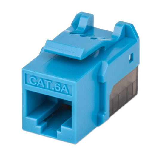 Jack Intellinet de Red CAT 6 RJ-45 Azul/Negro