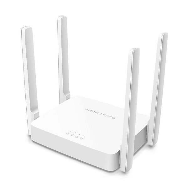 Router inalámbrico Mercusys AC10 AC1200 1x RJ45 WAN y 2x RJ45 LAN 10/100M con 4 antenas de 5dBi
