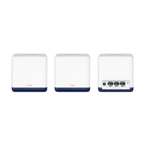 Sistema Halo H50G (3 piezas) Mercusys Mesh Wi-Fi AC1900 (3 puertos RJ45 gigabit por pieza) Beamforming