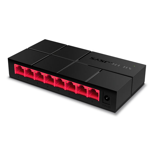 Switch Mercusys MS108G de escritorio 8 puetos gigabit 10/10/1000M no administrable plug and play carcasa de plástico