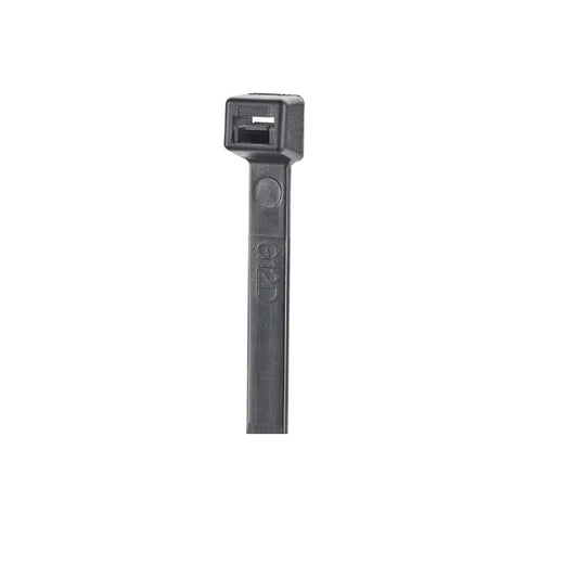 Cincho Panduit de Nylon 6.6 StrongHold™ 200mm largo x 2.5mm ancho Color Negro Exterior Resistente a Rayos UV Paquete de 100pz