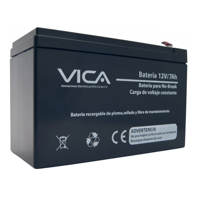 Bateria Saxxon CBAT7AH de Respaldo de 12Volts libre de mantenimiento y facil instalacion / 7 AH/ compatible DSC/ CCTV/ Acceso