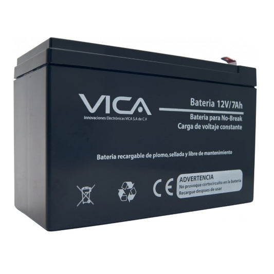 Bateria Saxxon CBAT7AH de Respaldo de 12Volts libre de mantenimiento y facil instalacion / 7 AH/ compatible DSC/ CCTV/ Acceso