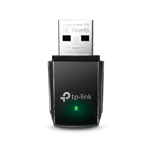 Adaptador inalámbrico USB 3.0 mini TP-Link Archer T3U AC1300 MU-MIMO 2.4GHz a 400 Mbps y 5GHz a 867 Mbps