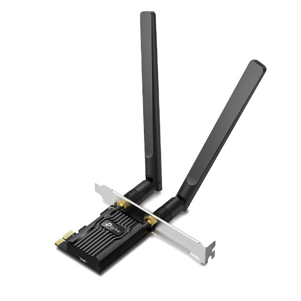 Adaptador inalámbrico PCIe TP-Link Archer TX20E Wi-Fi 6 AX1800 Bluetooth 5.2 con 2 antenas fijas compatible solo con Windows11/10 64bit