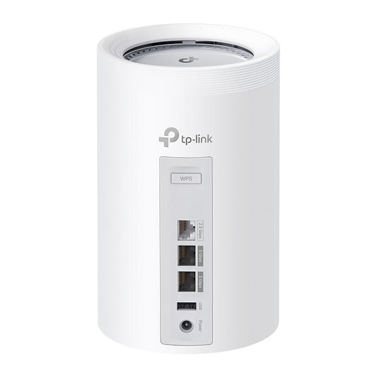 Sistema Deco BE65 Pro (3 piezas) TP-Link Mesh Wi-Fi 7 BE10000 Tri-Banda MLO 4K-QAM 2x2 MU-MIMO OFDMA 2x RJ45 5 Gbps y 1x RJ45 2.5 Gbps 1x USB x pieza