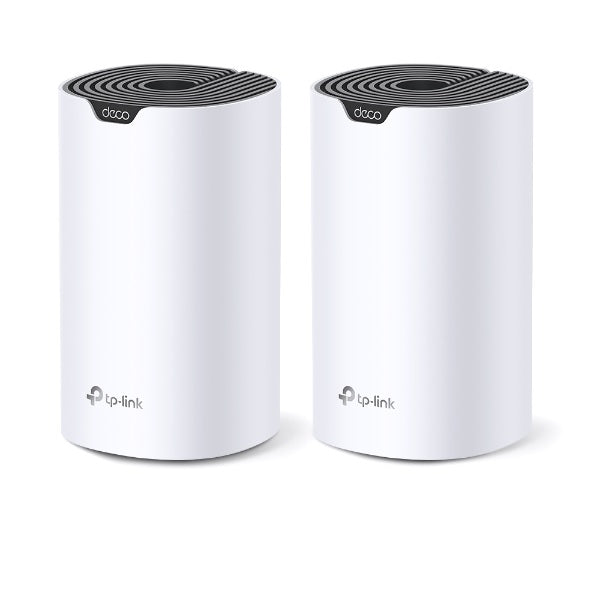 Sistema Deco S7 (2 piezas) TP-Link Mesh Wi-Fi 5 AC1900 (3 puertos RJ45 gigabit por pieza) 3x3 MU-MIMO Beamforming