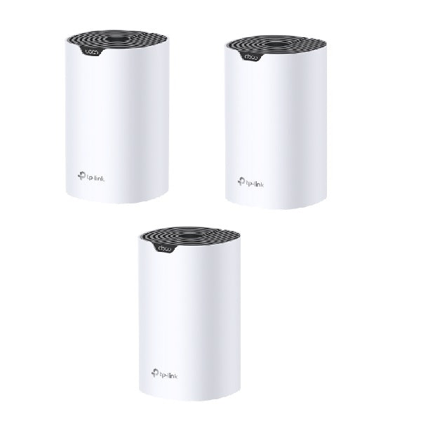 Sistema Deco S7 (3 piezas) TP-Link Mesh Wi-Fi 5 AC1900 (3 puertos RJ45 gigabit por pieza) 3x3 MU-MIMO Beamforming