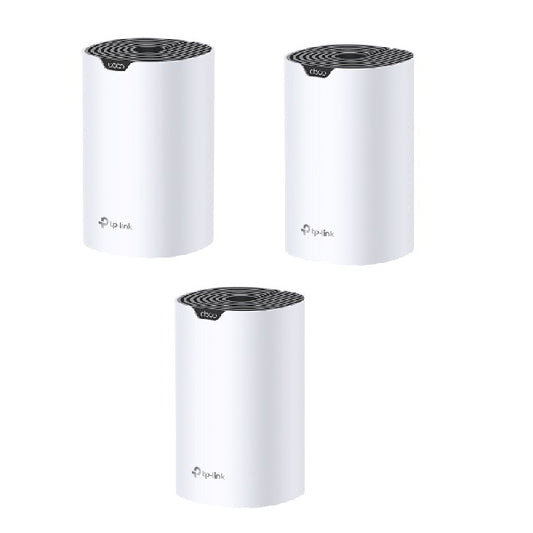 Sistema Deco S7 (3 piezas) TP-Link Mesh Wi-Fi 5 AC1900 (3 puertos RJ45 gigabit por pieza) 3x3 MU-MIMO Beamforming