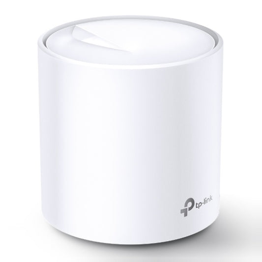Sistema Deco X20 (1 pieza) TP-Link Mesh Wi-Fi 6 AX1800 (2 puertos RJ45 gigabit) MU-MIMO OFDMA Beamforming