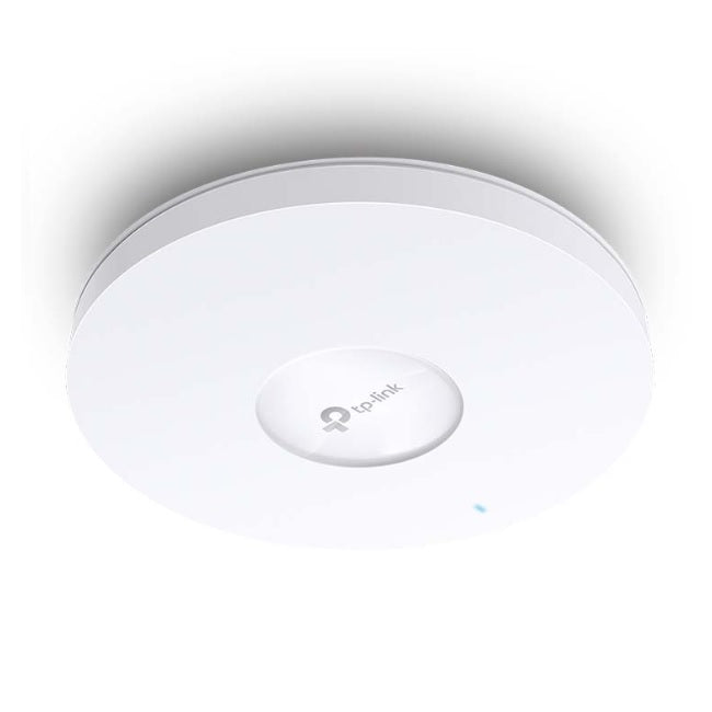 Access Point TP-Link para interior Wi-Fi 6 EAP613 AX1800 MU-MIMO 1 puerto gigabit PoE+ 802.3at Omada Mesh diseño Ultra-Slim