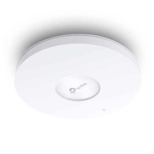 Access Point TP-Link para interior Wi-Fi 6 EAP613 AX1800 MU-MIMO 1 puerto gigabit PoE+ 802.3at Omada Mesh diseño Ultra-Slim