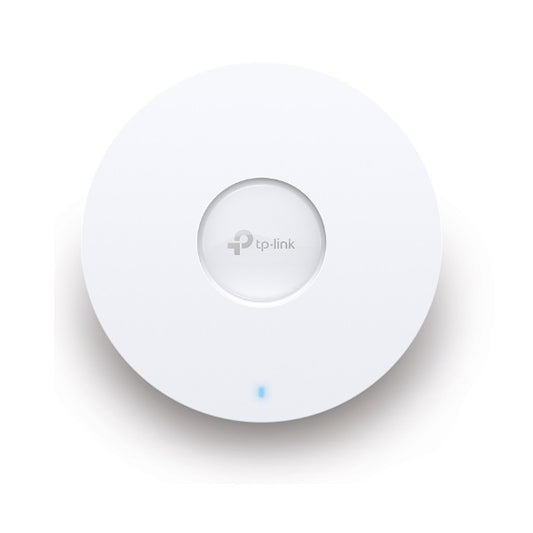 Access Point TP-Link para interior Wi-Fi 6 EAP653 AX3000 MU-MIMO 1 puerto gigabit PoE+ Omada Mesh SDN HE160 sin adaptador AC
