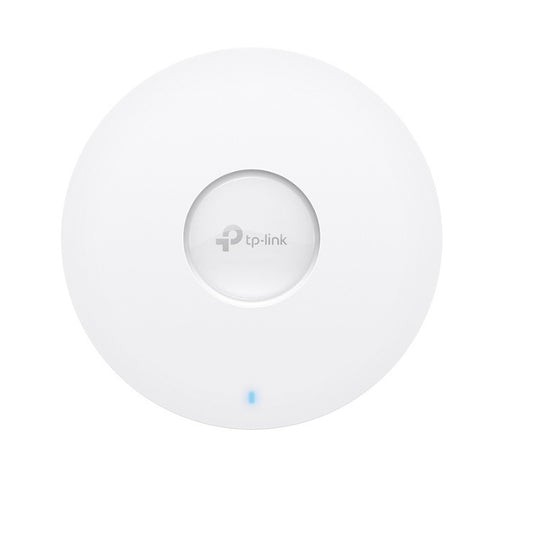 Access Point TP-Link para interior Wi-Fi 6 EAP673 AX5400 MU-MIMO 1x RJ45 2.5Gbps PoE+ 802.3at Omada Mesh SDN OFDMA HE160