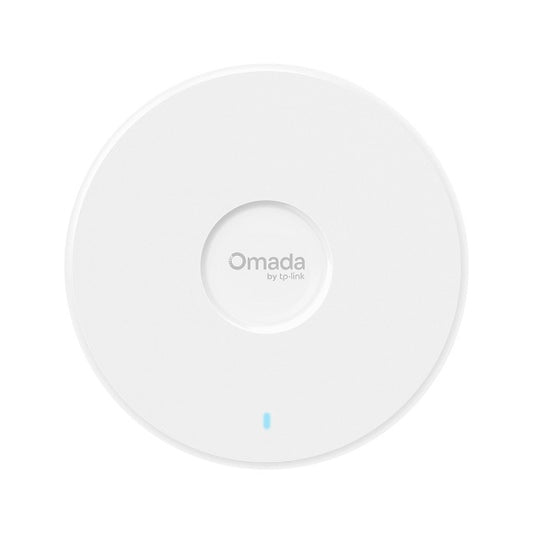 Access Point TP-Link p/interior Wi-Fi 7 EAP787 BE15000 tri-banda MU-MIMO 1x RJ45 10Gbps/2.5Gbps PoE+ 802.3bt/at Omada Mesh 320 MHz OFDMA