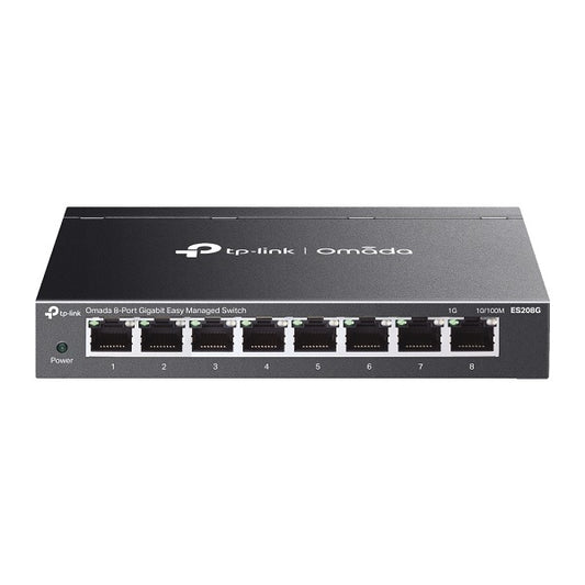 Switch Easy Managed TP-Link Omada ES208G metálico escritorio/ montaje pared 8 puertos gigabit AUTO Negotiation/AUTO MDI/MDIX