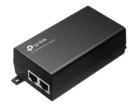 Inyector PoE+ TP-Link TL-POE160S IEEE802.3af/at hasta 30W 2 puertos gigabit(1 datos y 1 datos+energía) plug and play