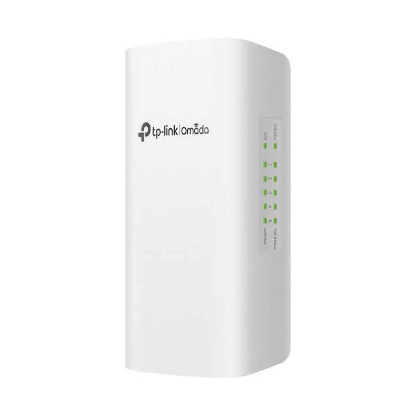 Switch para exterior TP-Link Omada Smart SG2005P-PD 5x RJ45 gigabit (1x PoE++ in y 4x PoE+ out máx 64W) IP55 distancia PoE hasta 200m